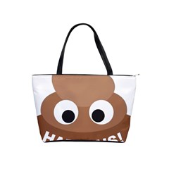 Poo Happens Shoulder Handbags by Vitalitee