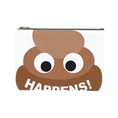 Poo Happens Cosmetic Bag (large) 