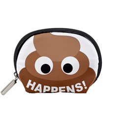 Poo Happens Accessory Pouches (small)  by Vitalitee