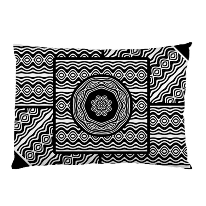 Wavy Panels Pillow Case (Two Sides)