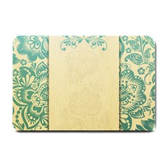 Art Nouveau Green Small Doormat  by NouveauDesign