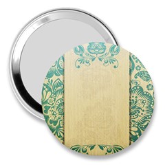 Art Nouveau Green 3  Handbag Mirrors by NouveauDesign