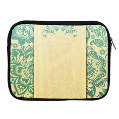 Art Nouveau Green Apple Ipad 2/3/4 Zipper Cases