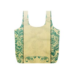 Art Nouveau Green Full Print Recycle Bags (s)  by NouveauDesign