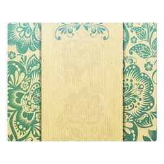 Art Nouveau Green Double Sided Flano Blanket (large)  by NouveauDesign