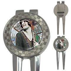 Lady Of Summer 1920 Art Deco 3-in-1 Golf Divots by NouveauDesign