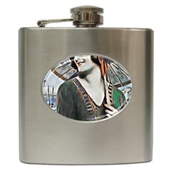 Lady Of Summer 1920 Art Deco Hip Flask (6 Oz) by NouveauDesign