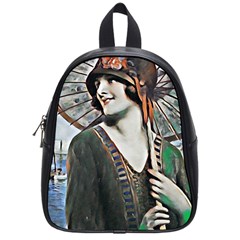 Lady Of Summer 1920 Art Deco School Bag (small) by NouveauDesign