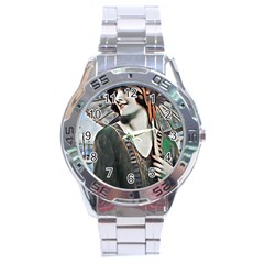 Lady Of Summer 1920 Art Deco Stainless Steel Analogue Watch by NouveauDesign