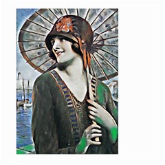 Lady Of Summer 1920 Art Deco Large Garden Flag (two Sides) by NouveauDesign