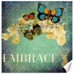 embrace shabby chic collage Canvas 16  x 16   15.2 x15.41  Canvas - 1