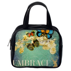 Embrace Shabby Chic Collage Classic Handbags (one Side) by NouveauDesign