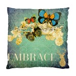 embrace shabby chic collage Standard Cushion Case (Two Sides) Back