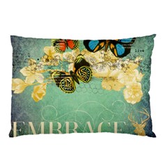 Embrace Shabby Chic Collage Pillow Case by NouveauDesign