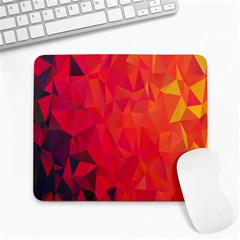 Triangle Geometric Mosaic Pattern Large Mousepads by Nexatart