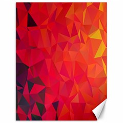 Triangle Geometric Mosaic Pattern Canvas 12  X 16   by Nexatart