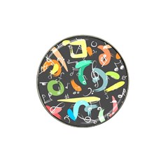 Repetition Seamless Child Sketch Hat Clip Ball Marker (4 Pack) by Nexatart