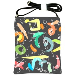 Repetition Seamless Child Sketch Shoulder Sling Bags by Nexatart