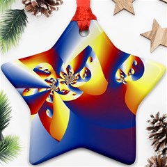 Mandelbrot Math Fractal Pattern Ornament (star) by Nexatart