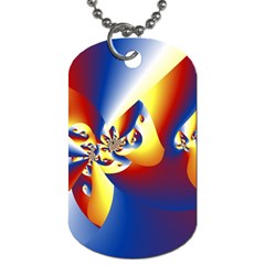 Mandelbrot Math Fractal Pattern Dog Tag (two Sides) by Nexatart