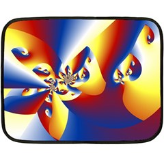 Mandelbrot Math Fractal Pattern Double Sided Fleece Blanket (mini) 