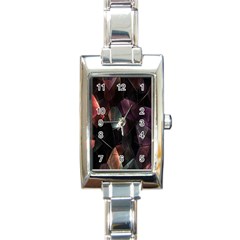 Crystals Background Design Luxury Rectangle Italian Charm Watch by Nexatart