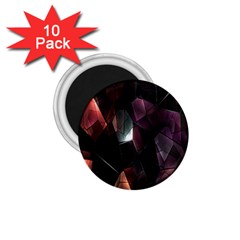 Crystals Background Design Luxury 1 75  Magnets (10 Pack)  by Nexatart