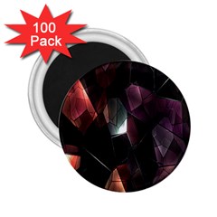 Crystals Background Design Luxury 2 25  Magnets (100 Pack)  by Nexatart