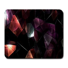 Crystals Background Design Luxury Large Mousepads by Nexatart