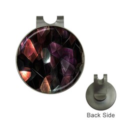 Crystals Background Design Luxury Hat Clips With Golf Markers by Nexatart