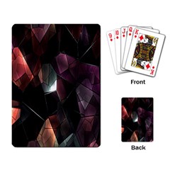 Crystals Background Design Luxury Playing Card by Nexatart