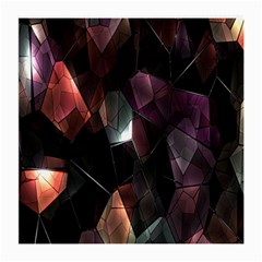 Crystals Background Design Luxury Medium Glasses Cloth by Nexatart