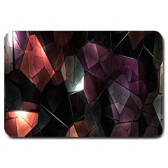 Crystals Background Design Luxury Large Doormat  by Nexatart