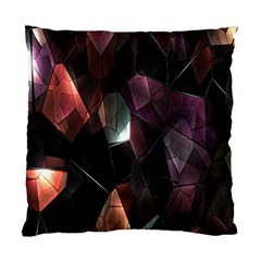 Crystals Background Design Luxury Standard Cushion Case (one Side) by Nexatart