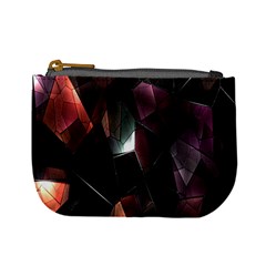 Crystals Background Design Luxury Mini Coin Purses by Nexatart