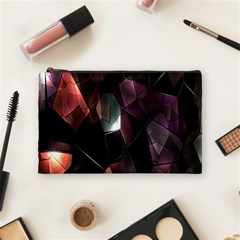 Crystals Background Design Luxury Cosmetic Bag (medium)  by Nexatart