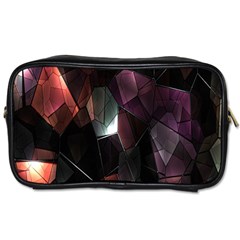 Crystals Background Design Luxury Toiletries Bags by Nexatart