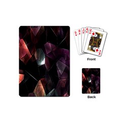 Crystals Background Design Luxury Playing Cards (mini)  by Nexatart