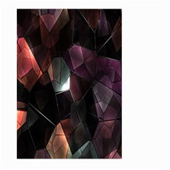 Crystals Background Design Luxury Large Garden Flag (two Sides) by Nexatart