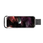 Crystals Background Design Luxury Portable USB Flash (Two Sides) Front