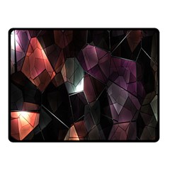 Crystals Background Design Luxury Double Sided Fleece Blanket (small)  by Nexatart