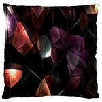 Crystals Background Design Luxury Large Flano Cushion Case (Two Sides) Front