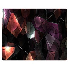 Crystals Background Design Luxury Double Sided Flano Blanket (medium)  by Nexatart