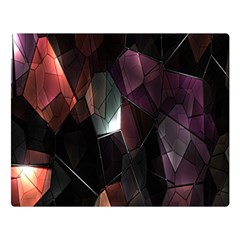 Crystals Background Design Luxury Double Sided Flano Blanket (large)  by Nexatart