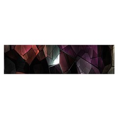 Crystals Background Design Luxury Satin Scarf (oblong) by Nexatart