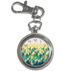 Background Geometric Triangle Key Chain Watches by Nexatart