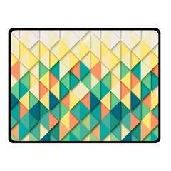 Background Geometric Triangle Fleece Blanket (small) by Nexatart