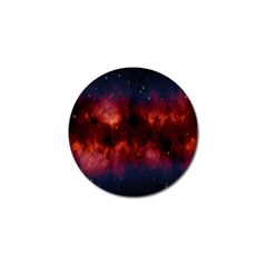 Astronomy Space Galaxy Fog Golf Ball Marker by Nexatart