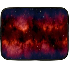 Astronomy Space Galaxy Fog Double Sided Fleece Blanket (mini) 