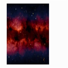 Astronomy Space Galaxy Fog Small Garden Flag (two Sides) by Nexatart